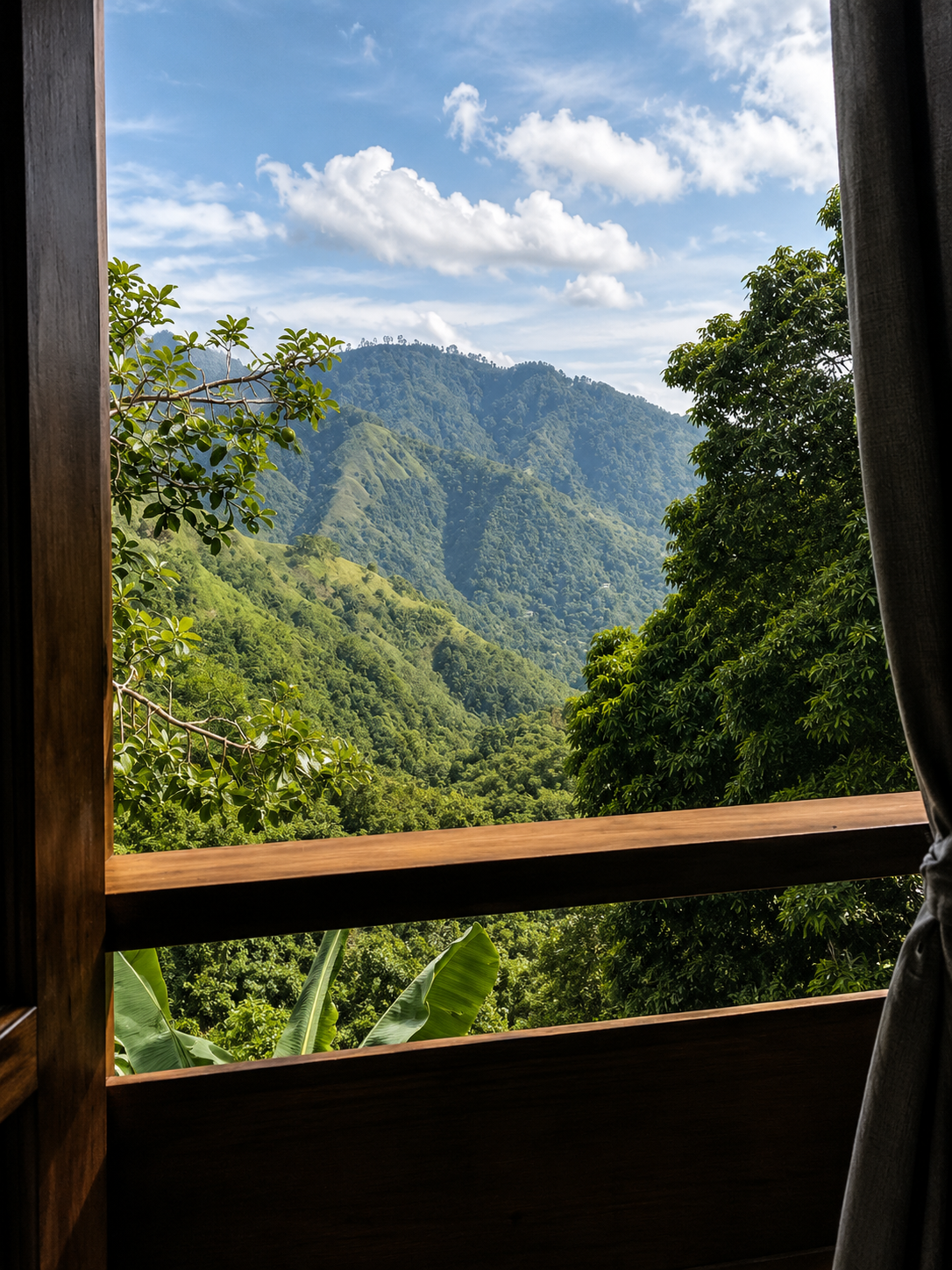 The View — looking out across the hills